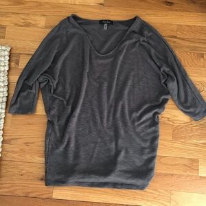 Brown tunic top